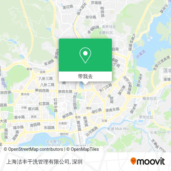 上海洁丰干洗管理有限公司地图