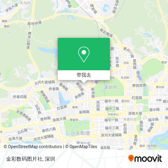 金彩数码图片社地图