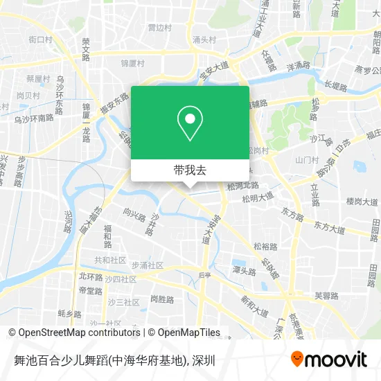 舞池百合少儿舞蹈(中海华府基地)地图