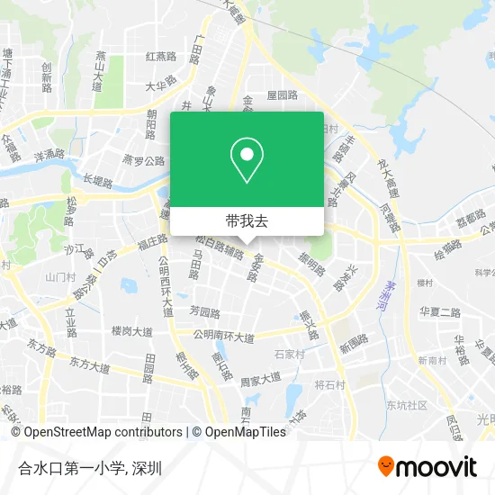 合水口第一小学地图