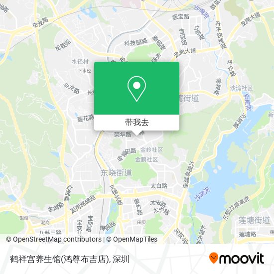 鹤祥宫养生馆(鸿尊布吉店)地图