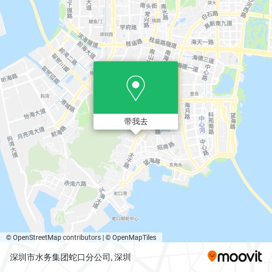 深圳市水务集团蛇口分公司地图