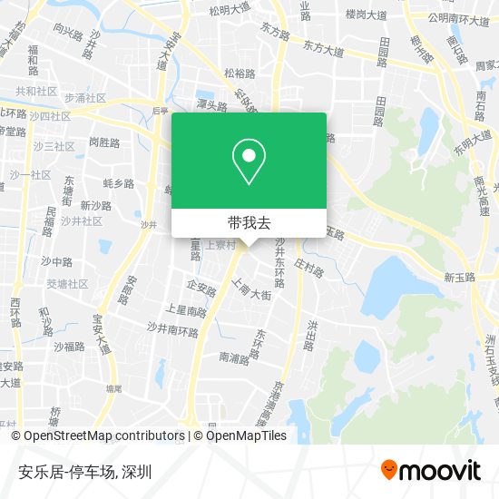 安乐居-停车场地图