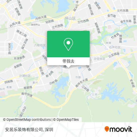 安居乐装饰有限公司地图