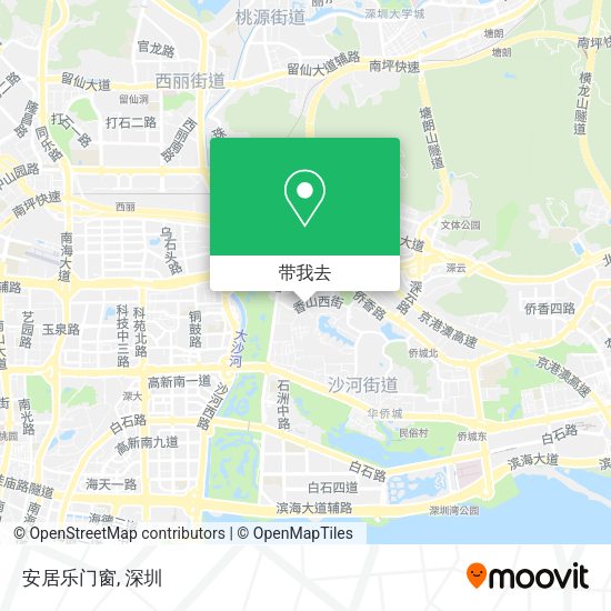 安居乐门窗地图