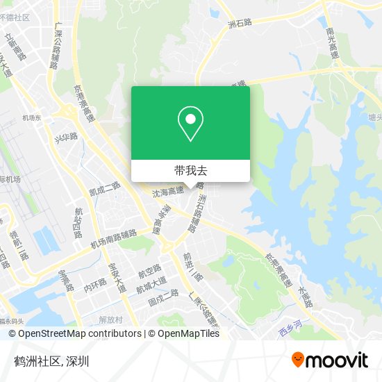 鹤洲社区地图