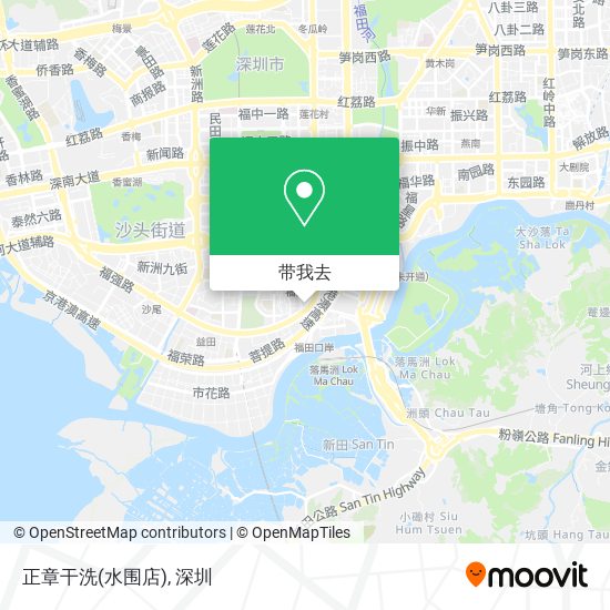 正章干洗(水围店)地图