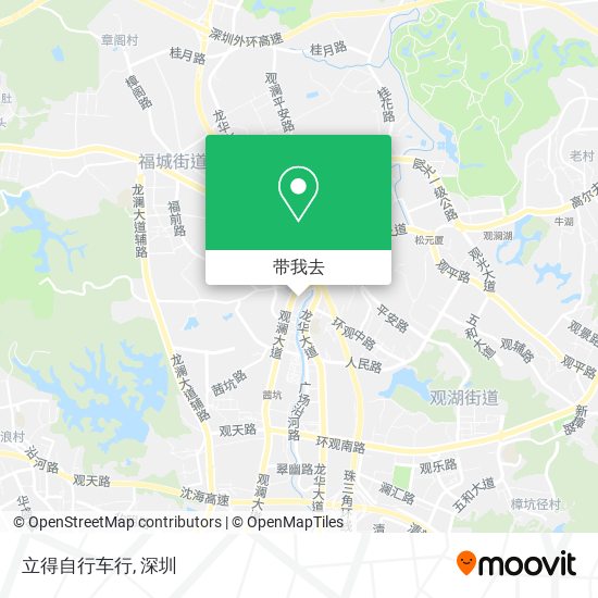 立得自行车行地图
