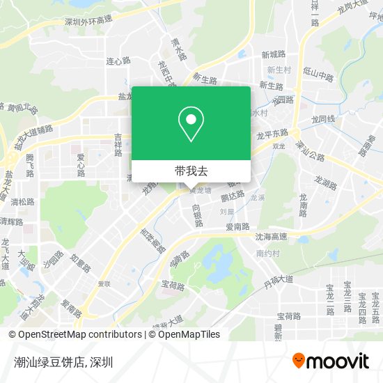 潮汕绿豆饼店地图