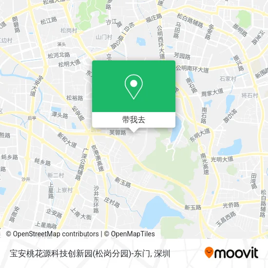 宝安桃花源科技创新园(松岗分园)-东门地图