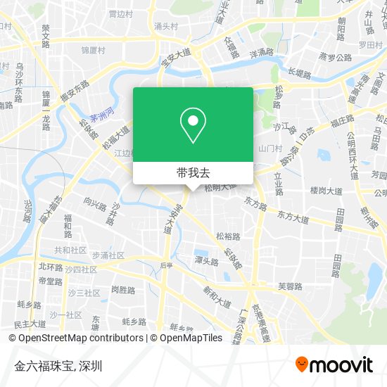 金六福珠宝地图