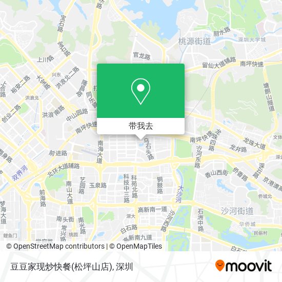 豆豆家现炒快餐(松坪山店)地图