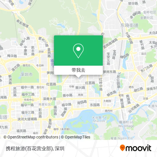 携程旅游(百花营业部)地图