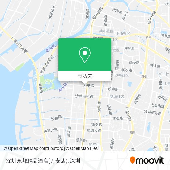 深圳永邦精品酒店(万安店)地图