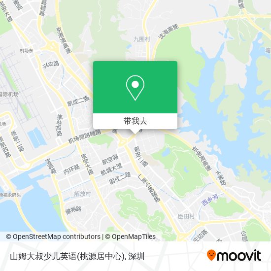 山姆大叔少儿英语(桃源居中心)地图