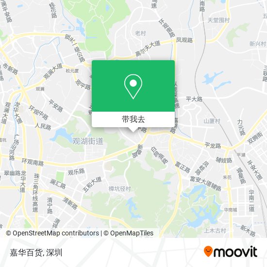 嘉华百货地图