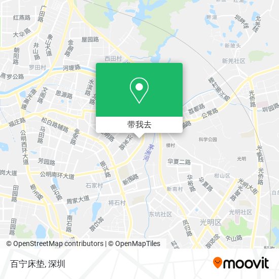 百宁床垫地图