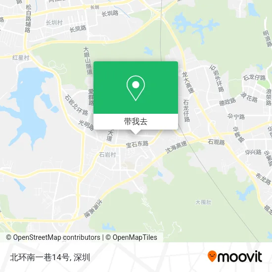 北环南一巷14号地图