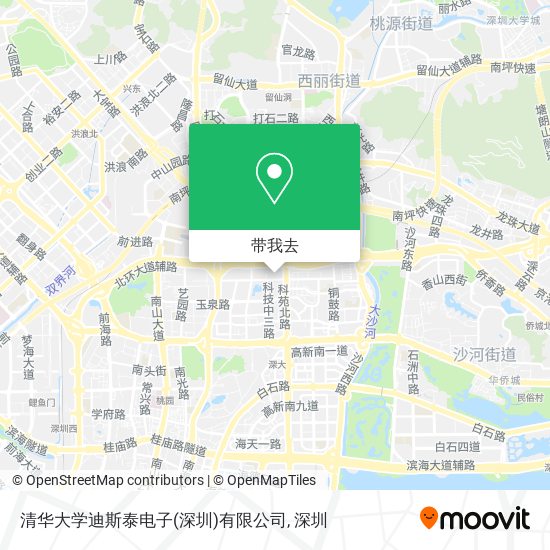清华大学迪斯泰电子(深圳)有限公司地图