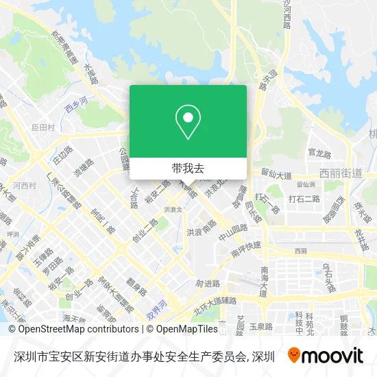 深圳市宝安区新安街道办事处安全生产委员会地图
