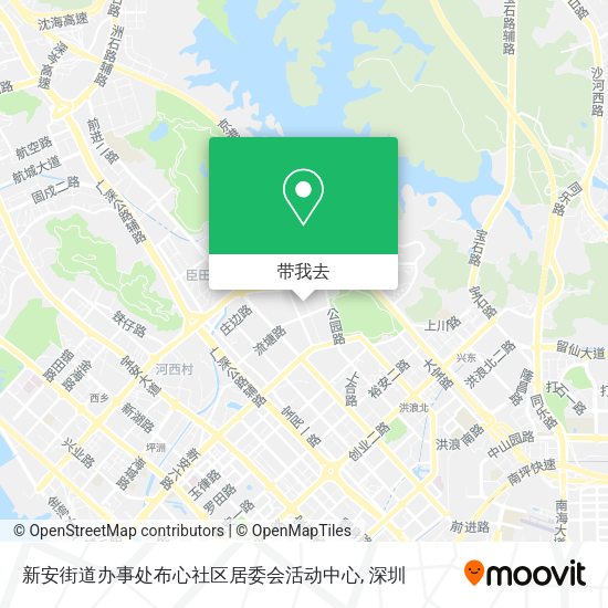 新安街道办事处布心社区居委会活动中心地图