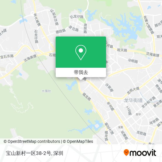宝山新村一区38-2号地图