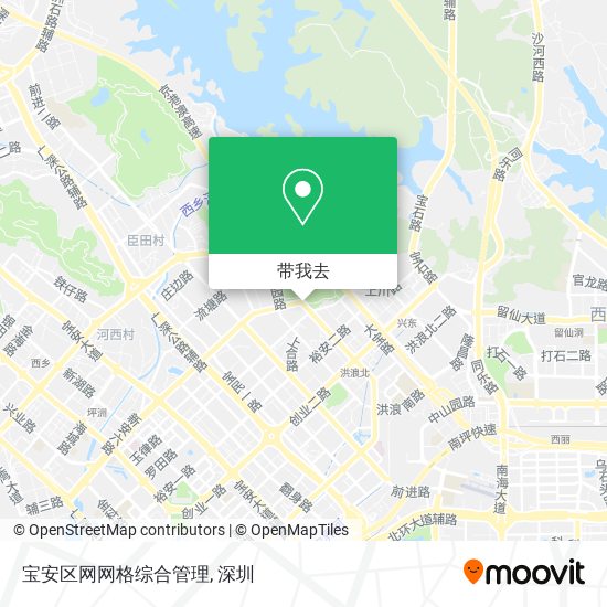 宝安区网网格综合管理地图