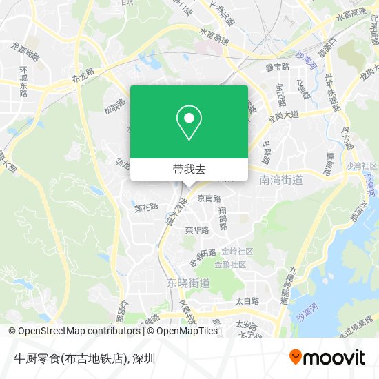 牛厨零食(布吉地铁店)地图