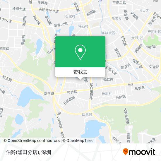 伯爵(隆田分店)地图