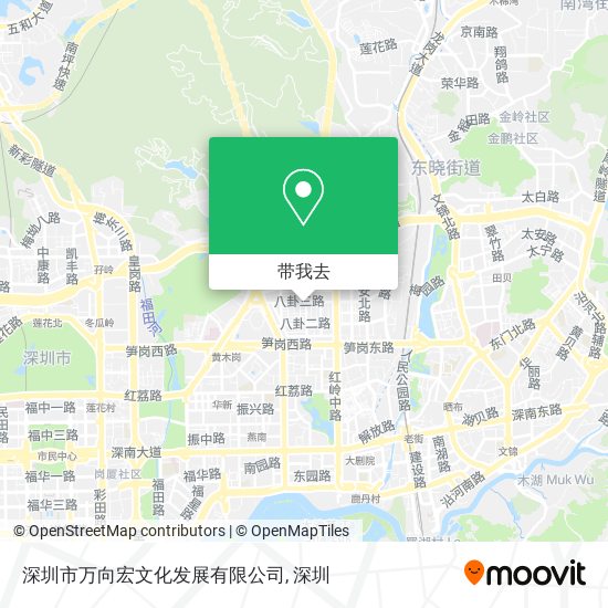 深圳市万向宏文化发展有限公司地图