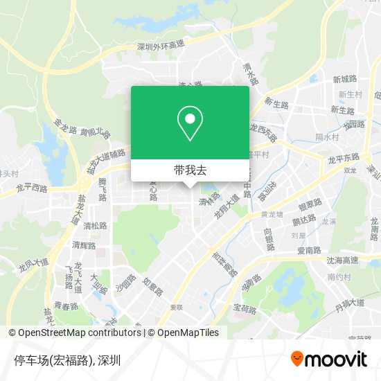 停车场(宏福路)地图