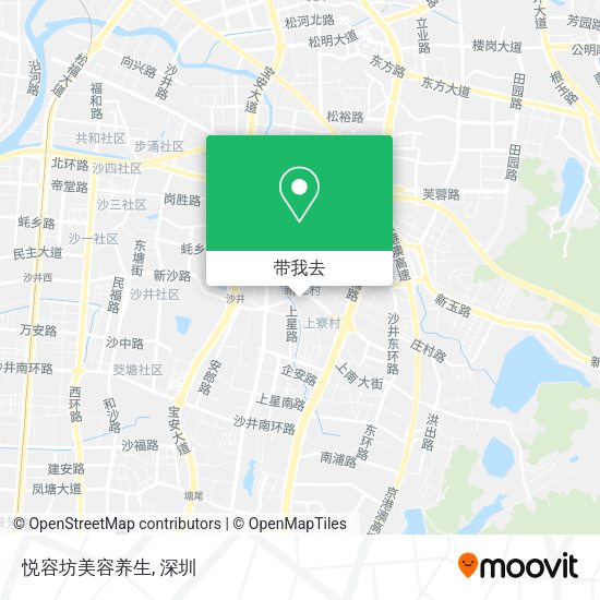 悦容坊美容养生地图
