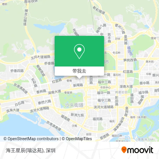 海王星辰(瑞达苑)地图