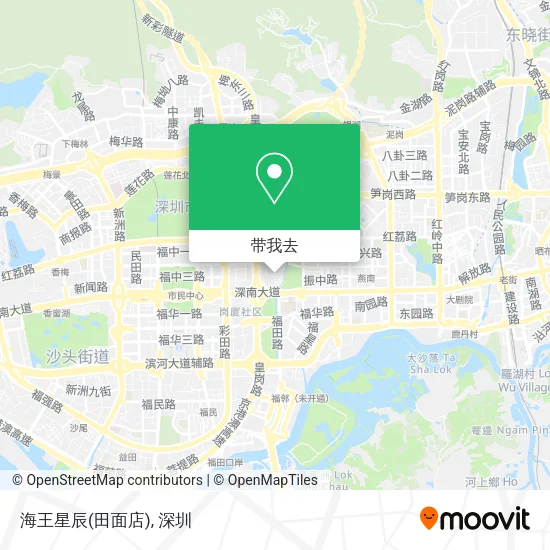 海王星辰(田面店)地图