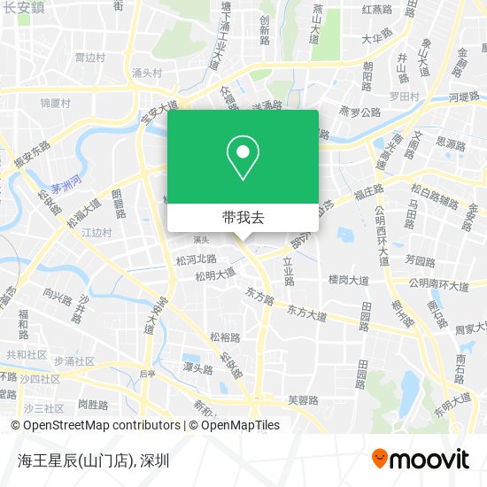 海王星辰(山门店)地图