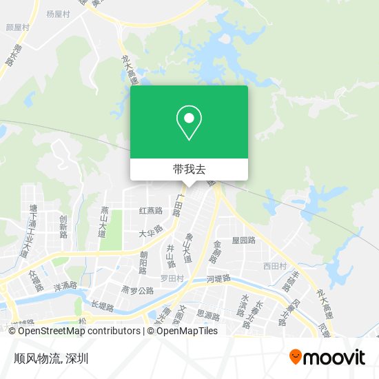 顺风物流地图
