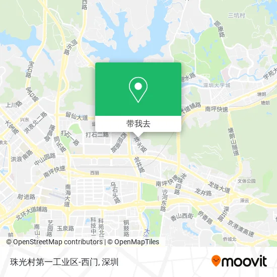 珠光村第一工业区-西门地图