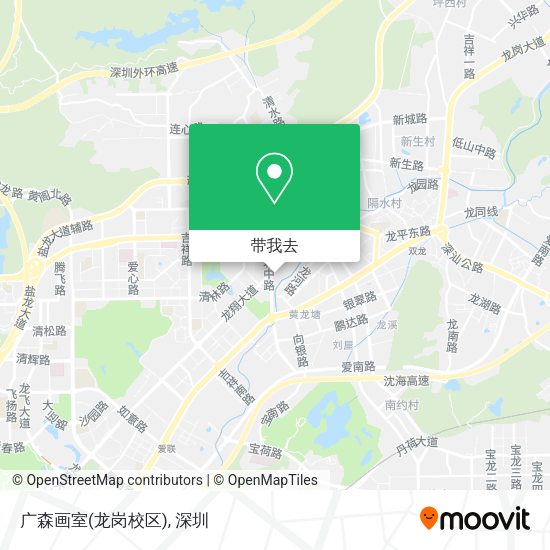 广森画室(龙岗校区)地图