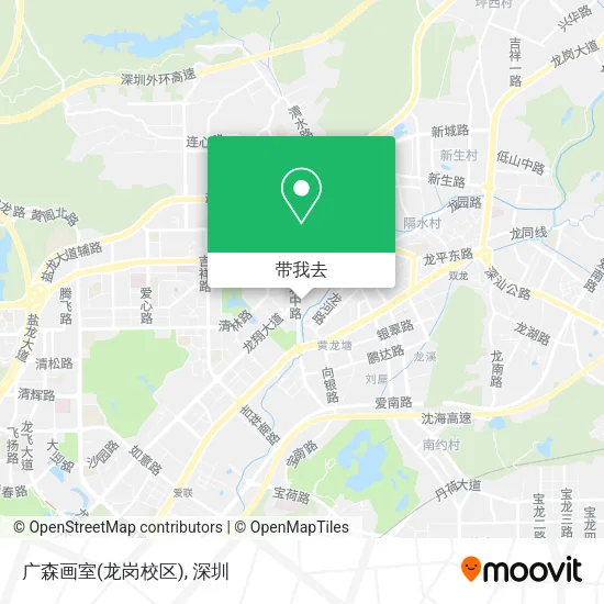 广森画室(龙岗校区)地图