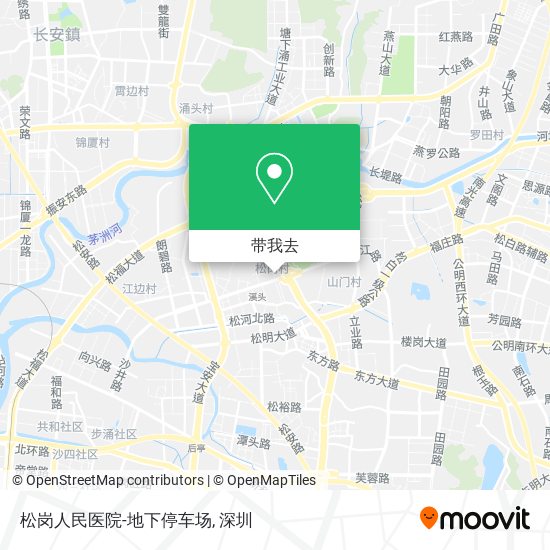 松岗人民医院-地下停车场地图