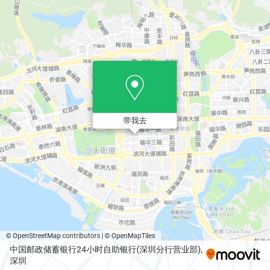 中国邮政储蓄银行24小时自助银行(深圳分行营业部)地图
