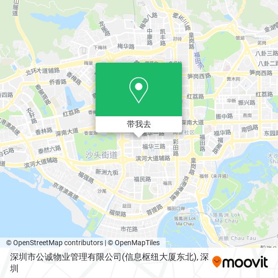 深圳市公诚物业管理有限公司(信息枢纽大厦东北)地图