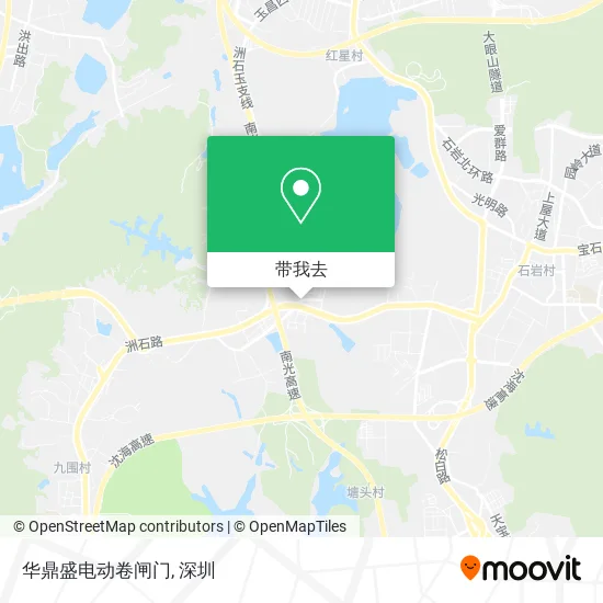 华鼎盛电动卷闸门地图