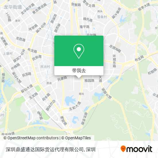 深圳鼎盛通达国际货运代理有限公司地图