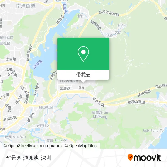 华景园-游泳池地图