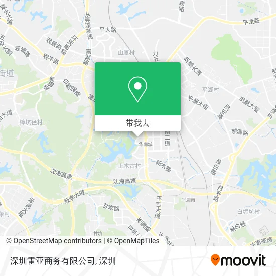 深圳雷亚商务有限公司地图