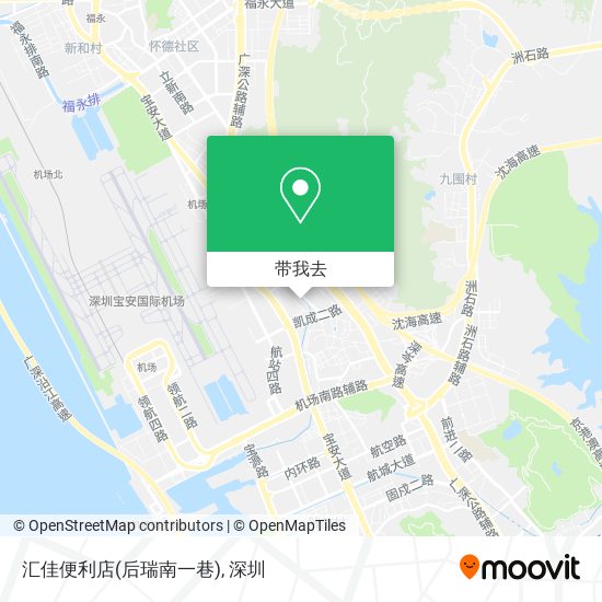 汇佳便利店(后瑞南一巷)地图