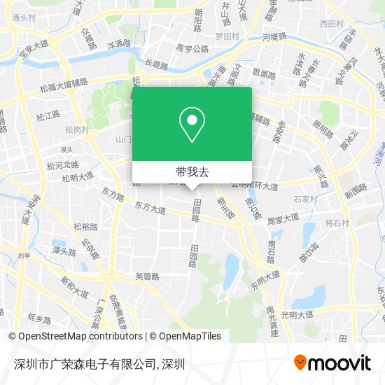 深圳市广荣森电子有限公司地图
