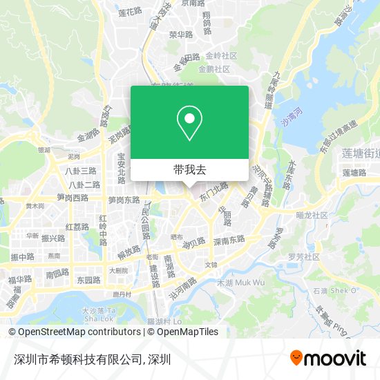 深圳市希顿科技有限公司地图