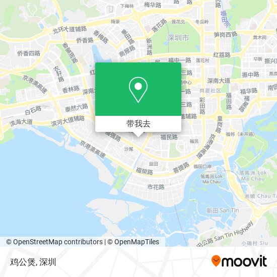 鸡公煲地图